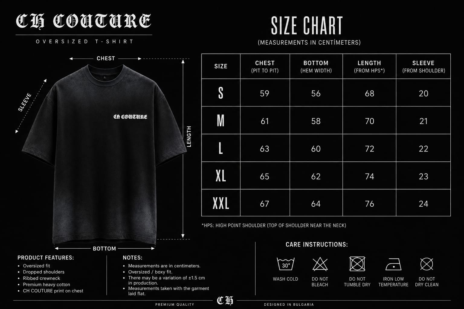 OVERSIZED FIT / THE INNER CIRCLE